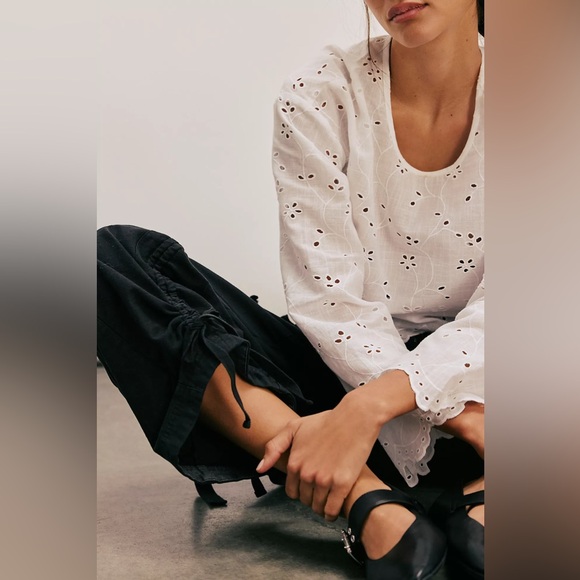 NWT! Free People We The Free Everglades Utility Pants Sz Large - Picture 4 of 4